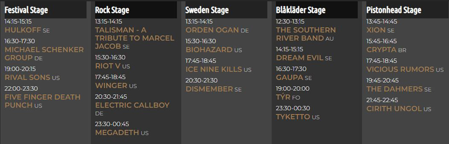 swedenrock2024 mittwoch