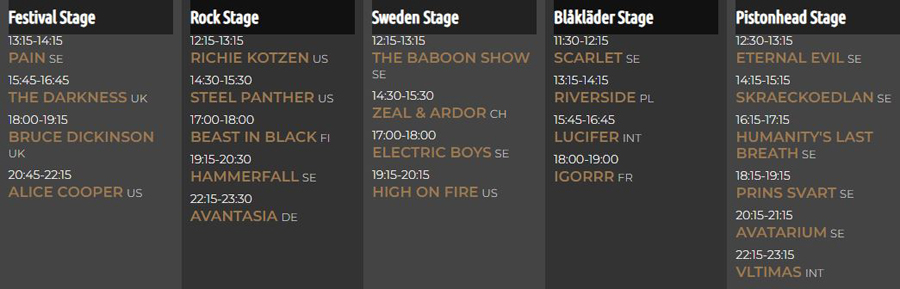 swedenrock2024 samstag