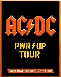 ac dc tickets 2x2 poster ta 11 DE 01